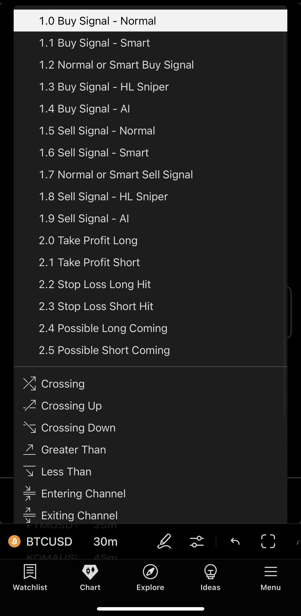 Create Alert Button
